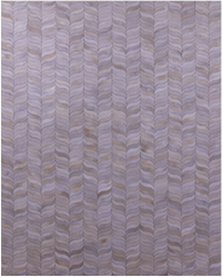 Thumbnail for Ivory Patchwork Natural Cowhide Rug - 8' 0