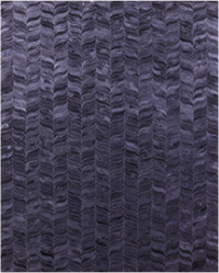 Thumbnail for Black Patchwork Natural Cowhide Rug - 8' 0
