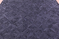 Thumbnail for Black Patchwork Natural Cowhide Rug - 8' 0