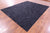 Black Patchwork Natural Cowhide Rug - 8' 0" x 10' 0"