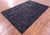 Black Patchwork Natural Cowhide Rug - 6' 0" x 9' 0"