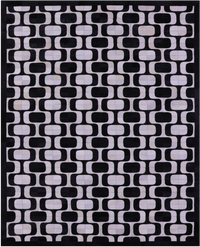 Thumbnail for Black & White Patchwork Natural Cowhide Rug - 8' 0