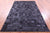 Black Patchwork Natural Cowhide Rug - 6' 0" x 9' 0"