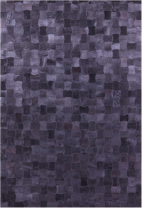 Thumbnail for Black Patchwork Natural Cowhide Rug - 6' 0