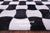 Black & White Patchwork Natural Cowhide Rug - 6' 0" x 9' 0"