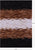 Brown & White Brickwork Patchwork Natural Cowhide Rug - 6' 0" x 9' 0"