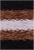 Brown & White Brickwork Patchwork Natural Cowhide Rug - 6' 0" x 9' 0"