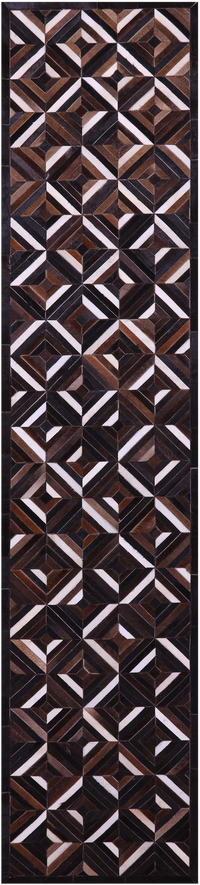 Thumbnail for Brown Patchwork Natural Cowhide Rug - 2' 6