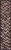Brown Chevron Patchwork Natural Cowhide Rug - 2' 6" x 12' 0"