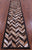 Brown Chevron Patchwork Natural Cowhide Rug - 2' 6" x 12' 0"