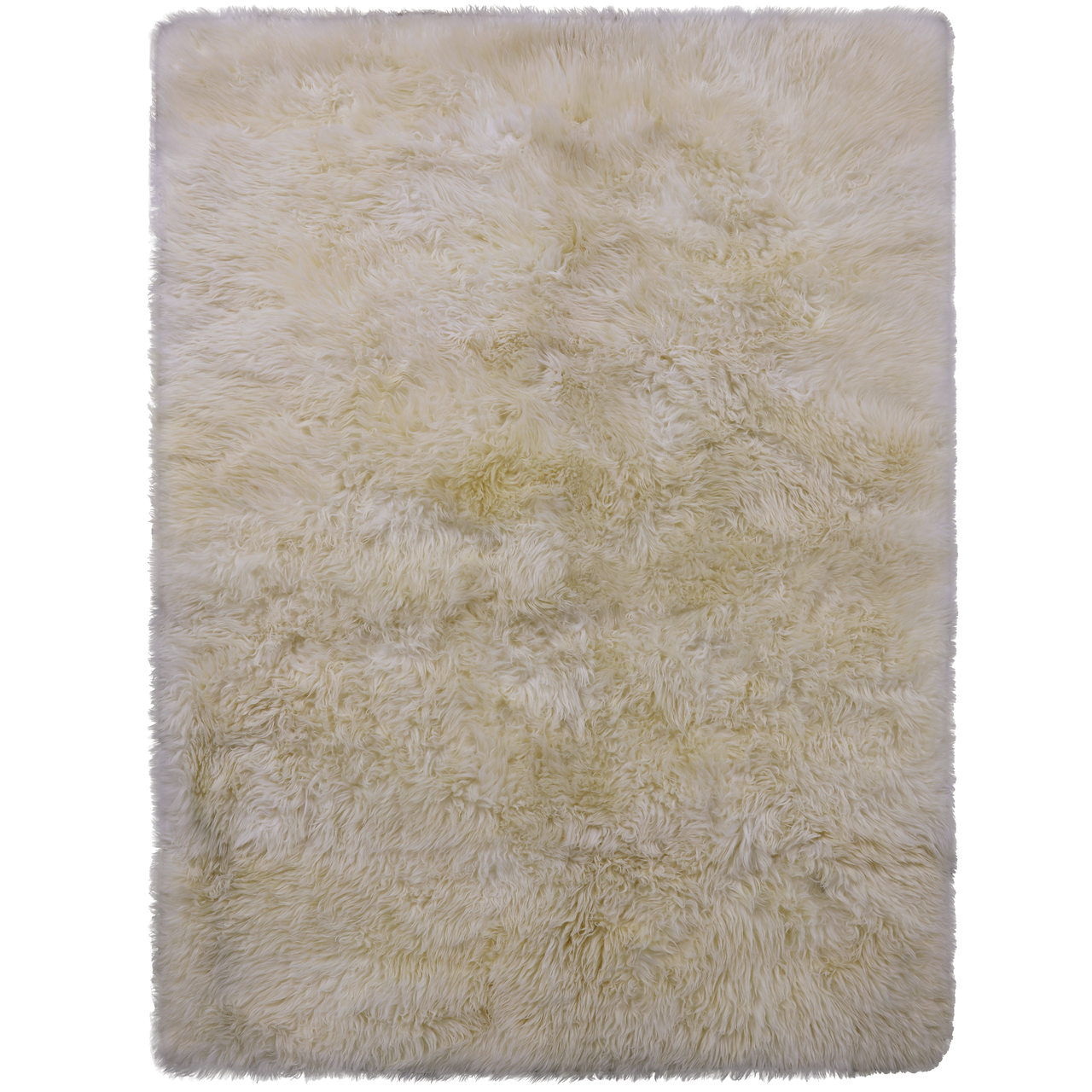 100% Natural New Zealand Sheepskin Ivory 5' 0" X 7' 0"