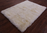Thumbnail for 100% Natural New Zealand Sheepskin Ivory 5' 3