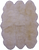 100% Natural New Zealand Sheepskin Ivory 5' 0" X 6' 4"