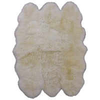 Thumbnail for 100% Natural New Zealand Sheepskin Ivory 5' 0