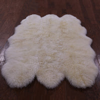Thumbnail for 100% Natural New Zealand Sheepskin Ivory 5' 0