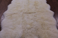 Thumbnail for 100% Natural New Zealand Sheepskin Ivory 5' 0