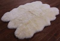 Thumbnail for 100% Natural New Zealand Sheepskin Ivory 5' 0