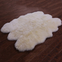 Thumbnail for 100% Natural New Zealand Sheepskin Ivory 5' 0