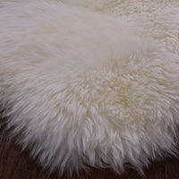 Thumbnail for 100% Natural New Zealand Sheepskin Ivory 5' 0