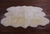 100% Natural New Zealand Sheepskin Ivory 5' 0" X 6' 4"