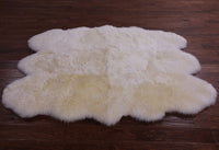 Thumbnail for 100% Natural New Zealand Sheepskin Ivory 5' 0