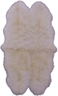 Thumbnail for 100% Natural New Zealand Sheepskin Ivory 3' 10