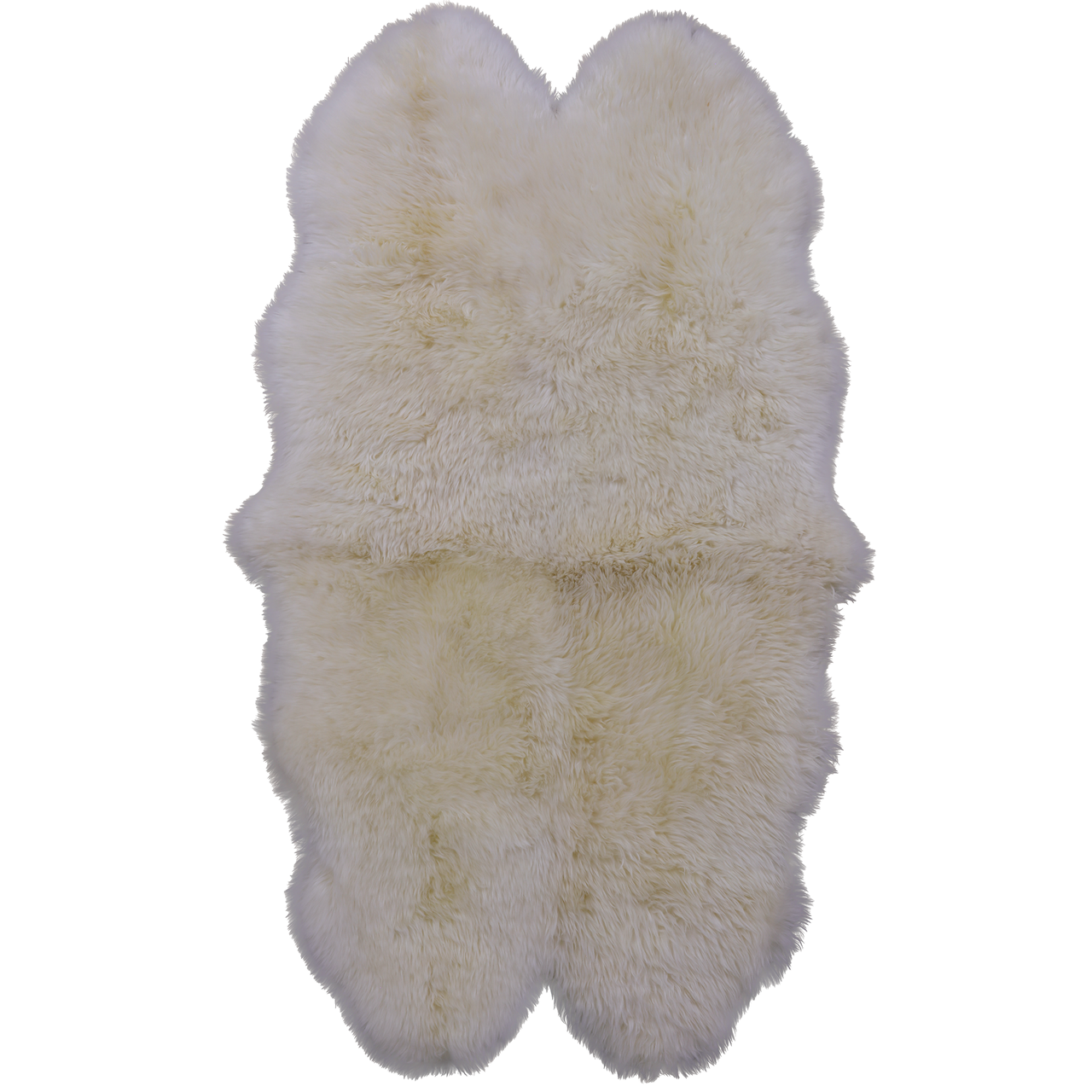 100% Natural New Zealand Sheepskin Ivory 4' 0" X 6' 0"