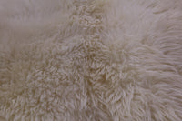 Thumbnail for 100% Natural New Zealand Sheepskin Ivory 3' 10