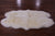 100% Natural New Zealand Sheepskin Ivory 3' 10" X 6' 5"