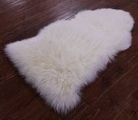 Thumbnail for 100% Natural New Zealand Sheepskin Ivory 2' 0