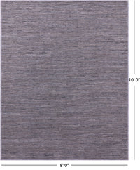 Thumbnail for Silver Leather Area Rug - 8' 0