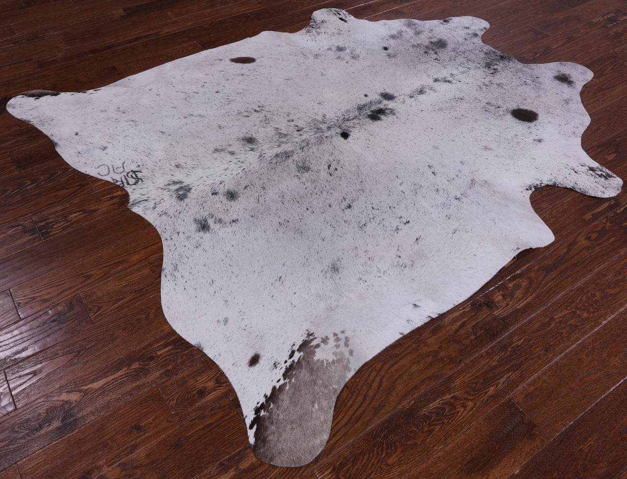 SUPER SALE Brown Salt & Pepper Natural Cowhide Rug - X-Large 7' 2"H x 6' 3"W