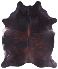 Thumbnail for SUPER SALE Dark Brindle Natural Cowhide Rug - X-Large 7' 0