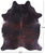SUPER SALE Dark Brindle Natural Cowhide Rug - X-Large 7' 0"H x 5' 9"W