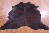 Thumbnail for SUPER SALE Dark Brindle Natural Cowhide Rug - X-Large 7' 0