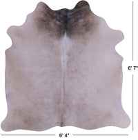 Thumbnail for SUPER SALE Beige Natural Cowhide Rug - Large 6' 7