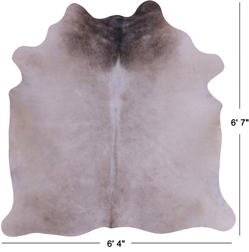 SUPER SALE Beige Natural Cowhide Rug - Large 6' 7