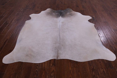 SUPER SALE Beige Natural Cowhide Rug - Large 6' 7