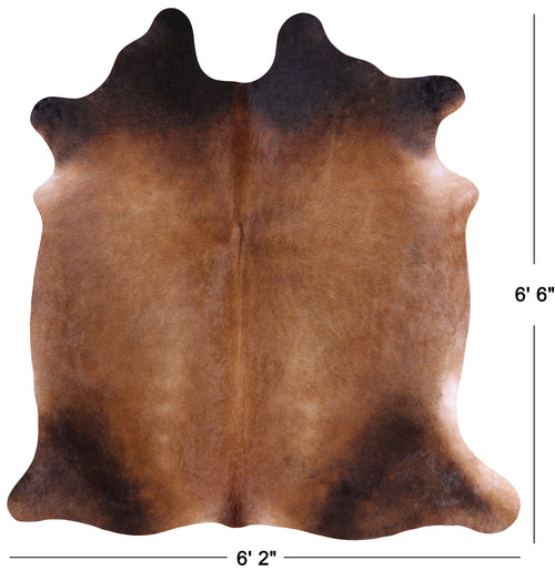 SUPER SALE Light Brown Natural Cowhide Rug - Large 6' 6