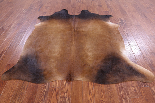 SUPER SALE Light Brown Natural Cowhide Rug - Large 6' 6