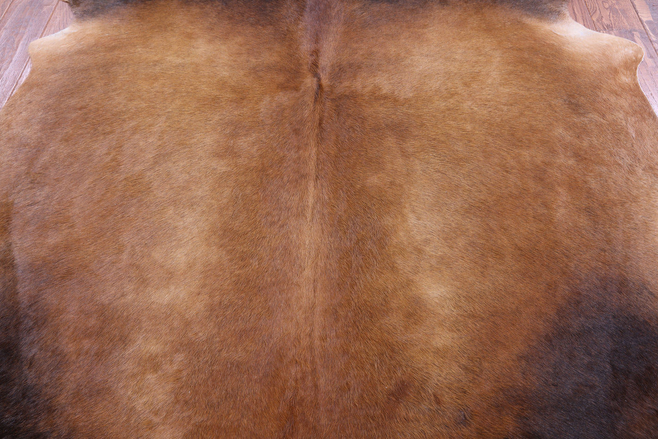 SUPER SALE Light Brown Natural Cowhide Rug - Large 6' 6"H x 6' 2"W