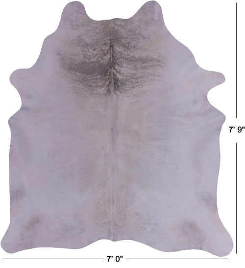 SUPER SALE Grey Brindle Natural Cowhide Rug - X-Large 7' 9