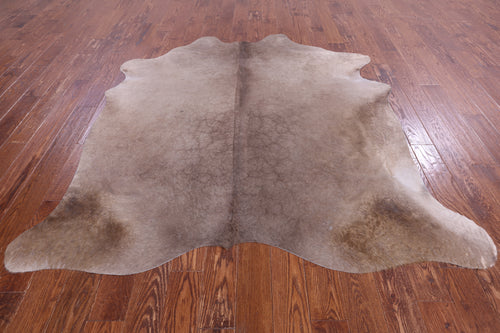 SUPER SALE Champagne Natural Cowhide Rug - X-Large 7' 0