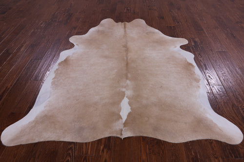 SUPER SALE Beige Natural Cowhide Rug - X-Large 7' 0