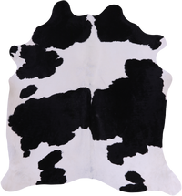 Thumbnail for SUPER SALE Black & White Natural Cowhide Rug - X-Large 7' 1