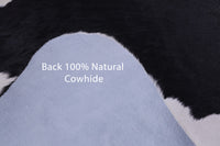 Thumbnail for SUPER SALE Black & White Natural Cowhide Rug - X-Large 7' 1