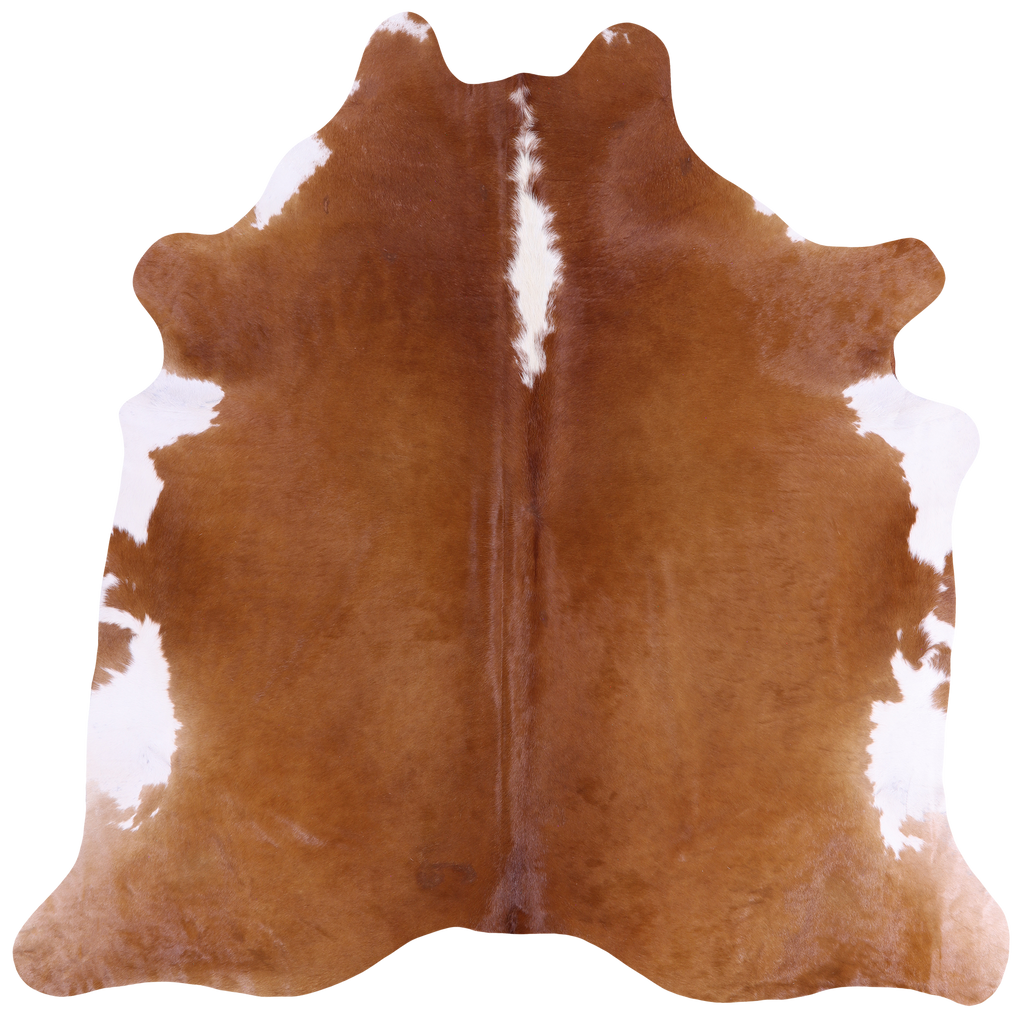 SUPER SALE Brown Natural Cowhide Rug - X-Large 7' 2"H x 7' 0"W