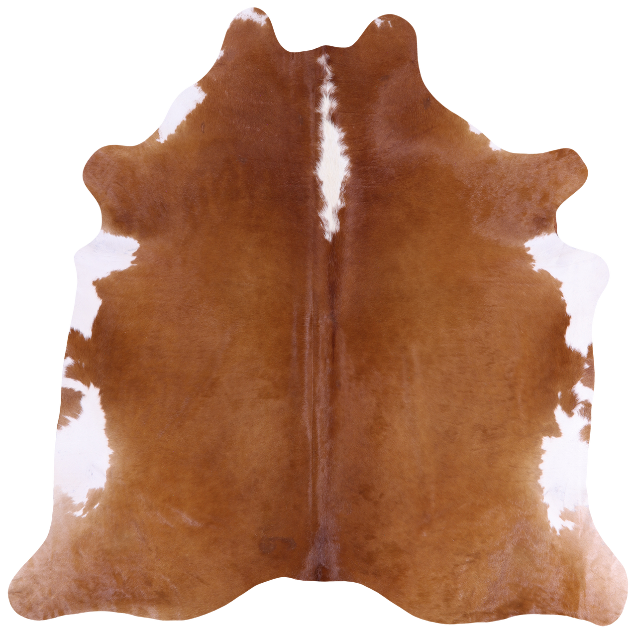 SUPER SALE Brown Natural Cowhide Rug - X-Large 7' 2"H x 7' 0"W