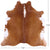 SUPER SALE Brown Natural Cowhide Rug - X-Large 7' 2"H x 7' 0"W
