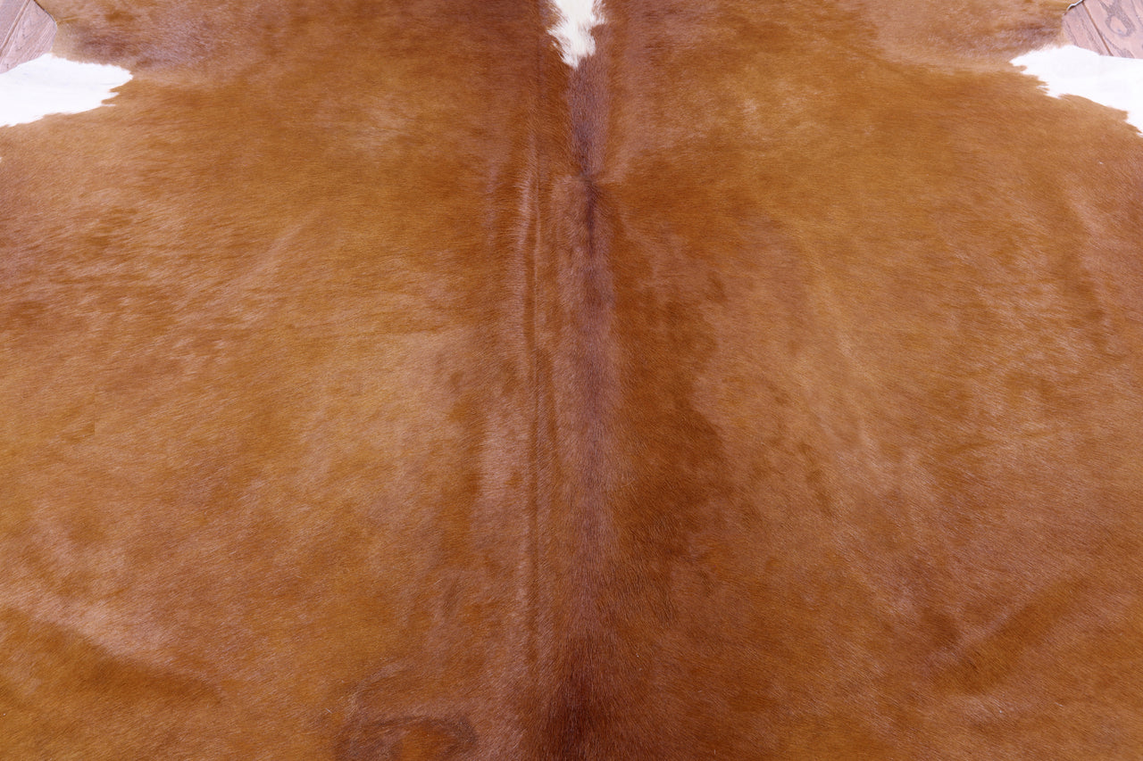 SUPER SALE Brown Natural Cowhide Rug - X-Large 7' 2"H x 7' 0"W